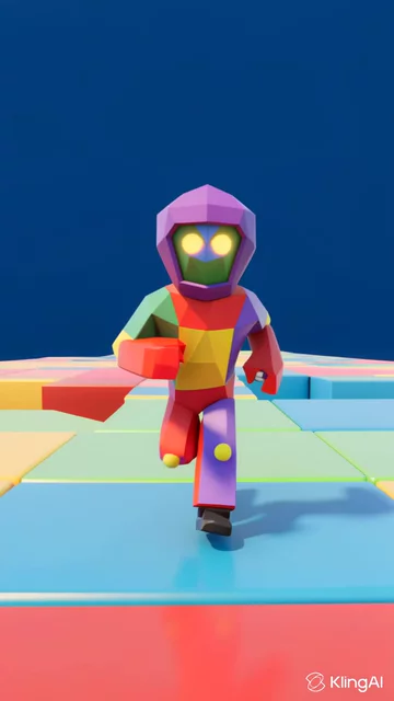 Gui Guy Poly Low Poly Guy Character In 3d Animation | AI Video