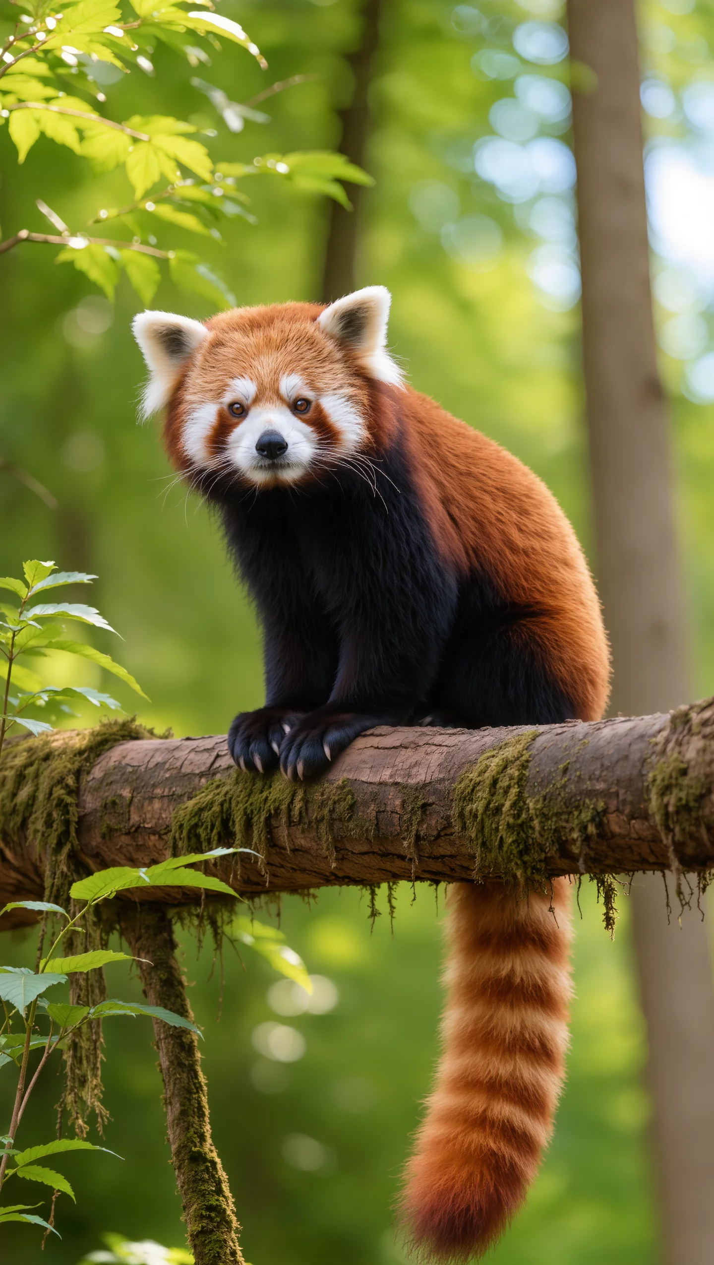 Beautiful Red Panda Scene | AI Image