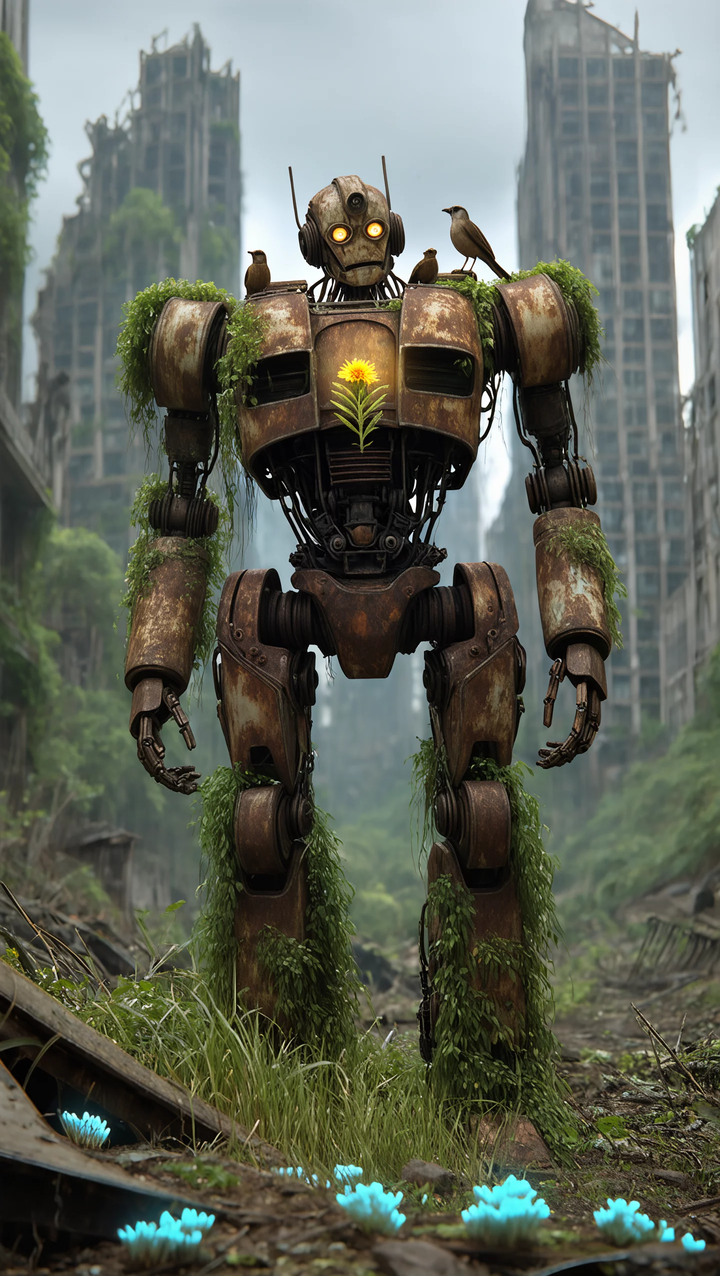 The Last Automaton A Glimmer Of Life | AI Image