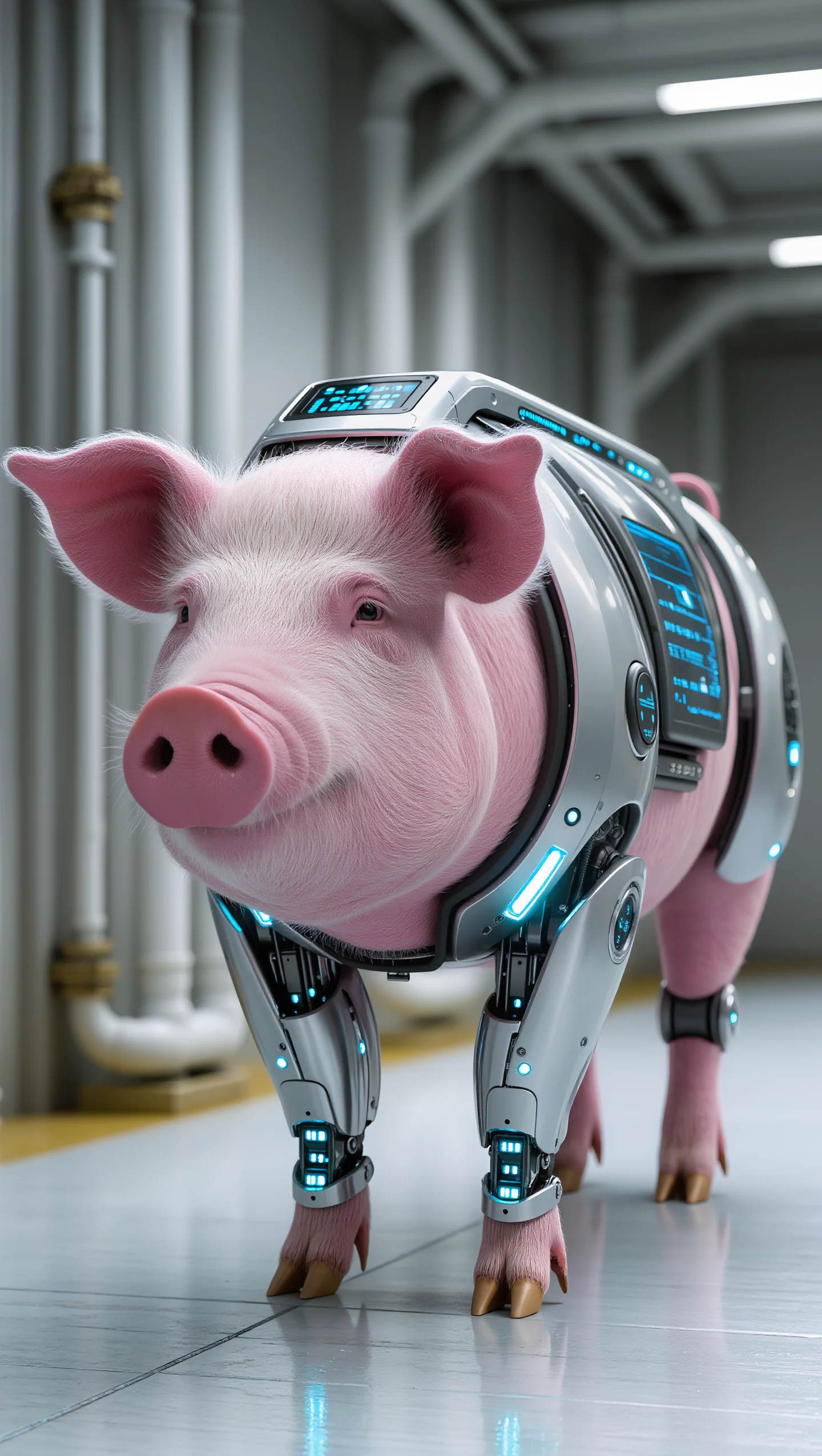 Pig Robot Innovative Technology Showcase | AI Image