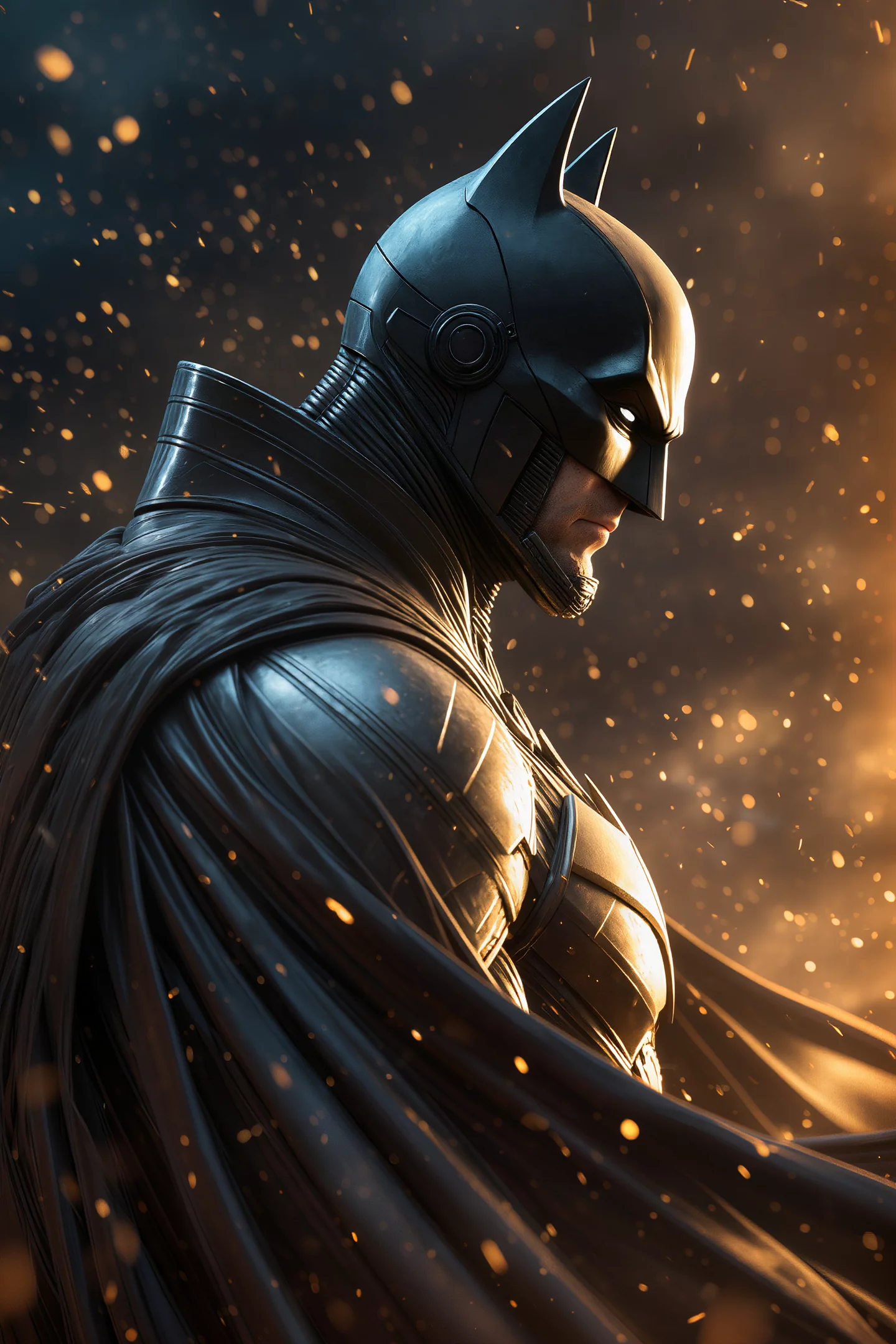 Batman Fanart Masterpiece Dynamic Action Pose | AI Image